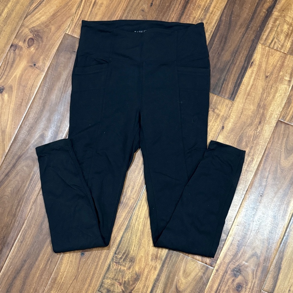 Athleta Black High-Rise Pocket Leggings